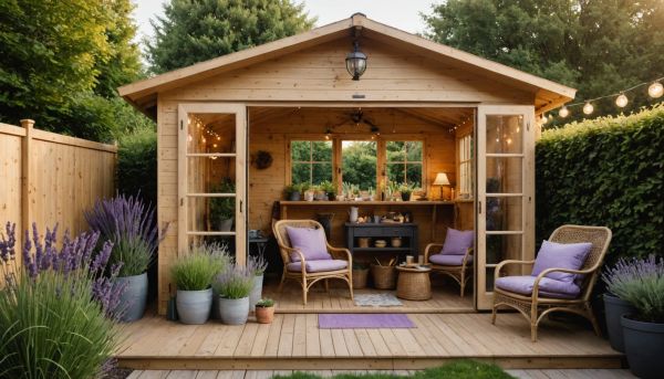 Transformer un chalet de jardin en espace de vie saisonnier